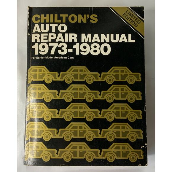 CHILTON'S Auto Repair Manual Book 1973-1980 American Car #7209 LIMITED EDITION - Picture 1 of 8